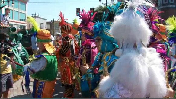 Woodland String Band playing for the Taney Dragons Parade