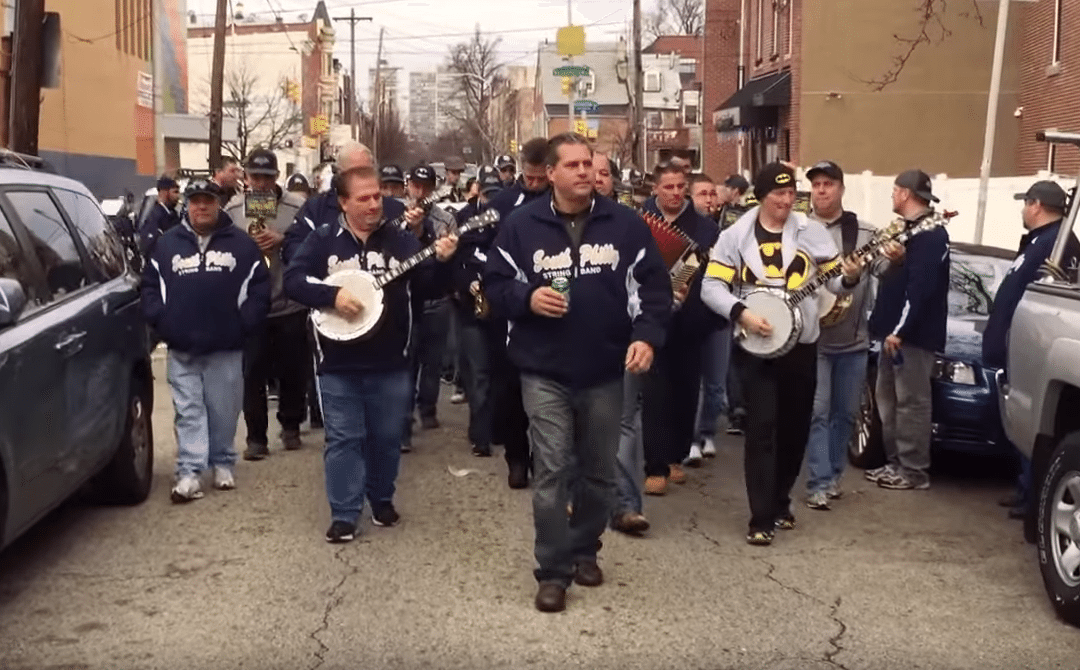South Philadelphia String Band Performs Fly Eagles Fly