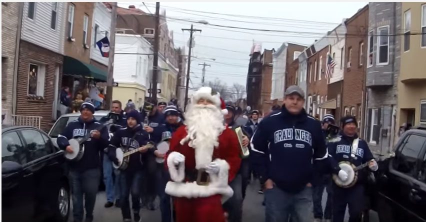 Fralinger and QC Playing at 2 St. Santa Day